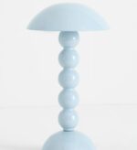 BOBBIN LED CORDLESS RECHARGEABLE TABLE LAMP DENIM LIGHT