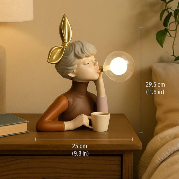 AMBIENT FAIRY GIRL FIGURINES TABLE LIGHT