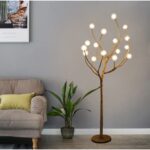 NORDIC RUSTIC TREE BRANCH FLOOR LAMP