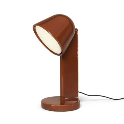 FLOS CERAMIQUE TABLE LAMP DOWN RUST RED