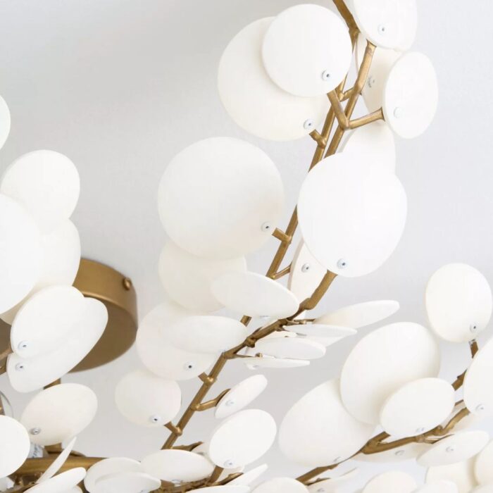 BILAL COCONUT FLUSH MOUNT CREAM