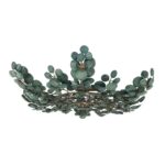 BILAL COCONUT FLUSH MOUNT GREEN