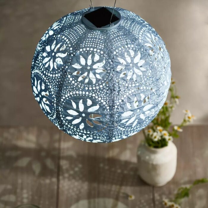 BLUE GLOBE SOLAR LANTERN