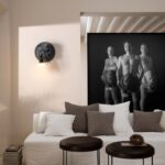 KARMAN AMSTERDAM MATT GREY CERAMIC WALL LIGHT
