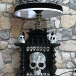 TABLE LAMP SKULL