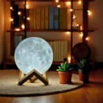 REALISTIC 3D PRINTED MOON LAMP