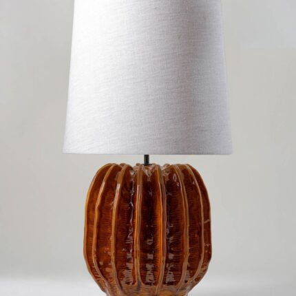 FINLEY CERAMIC LAMP CREME BRULEE