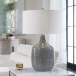 FELIPE TABLE LAMP DISTRESSED GREY