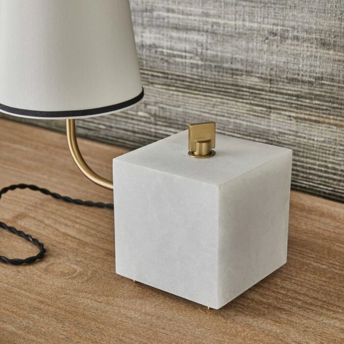 BLACK LABEL BLOCKHEAD GOOSENECK MINI LAMP SATIN BRASS