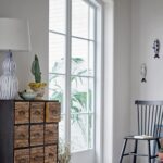 GAVISA TABLE LAMP BLUE STONEWARE