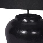SKYLINE TERRACOTTA TABLE LAMP BLACK