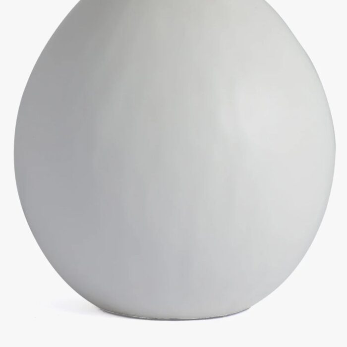 SMALL TABLE LAMP ROUND GESSO