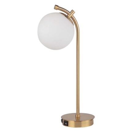 DROPLET TABLE LAMP BRASS