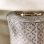 VINTAGE STYLE MOSAIC PATTERNED TABLE LAMP