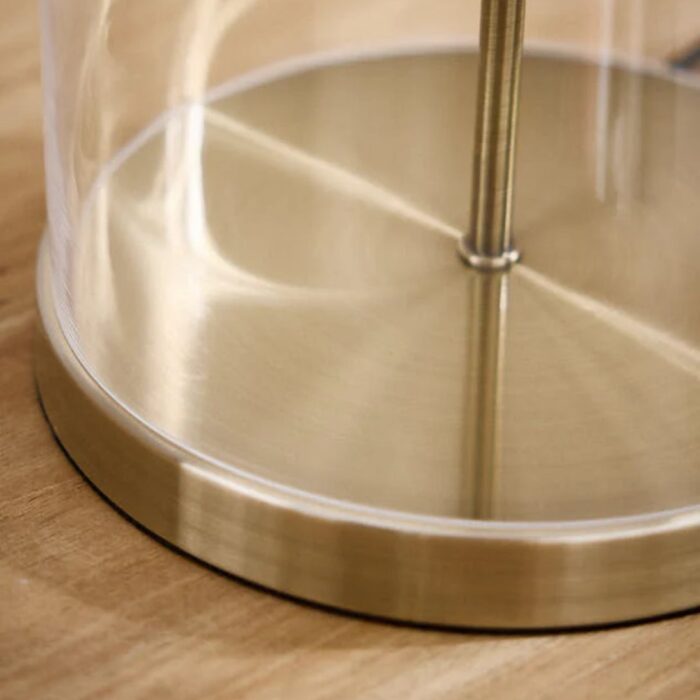 GLASS CLOCHE BASE LAMP