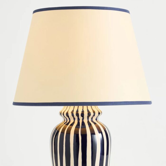 POOKY THE LOTTIE STRIPED CERAMIC TABLE LAMP