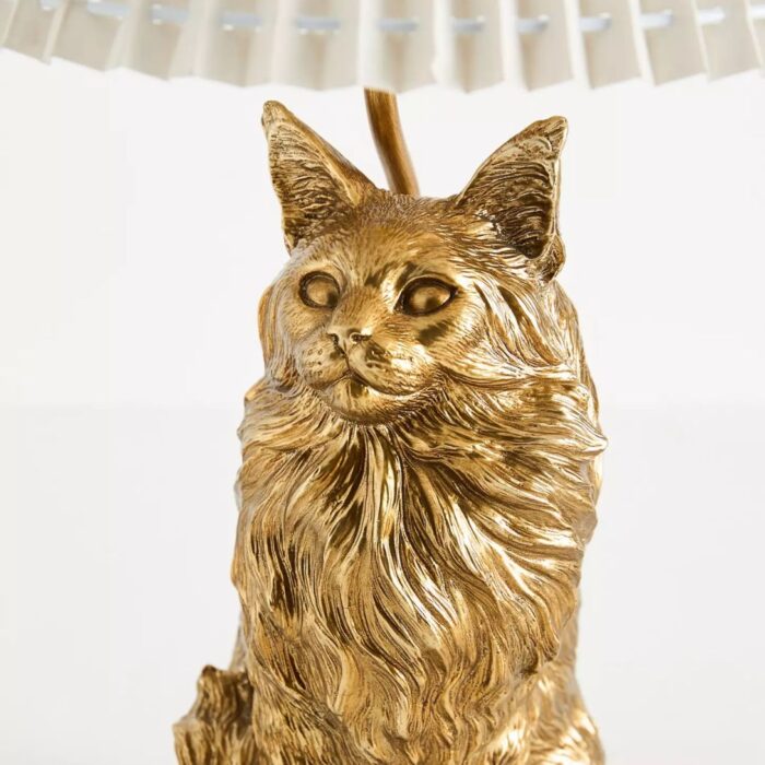 THE ICON TABLE LAMP CAT EDITION MAINE COON