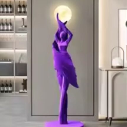 MODERN ART FLOOR LAMP HOME DECORATION LIGHTS LIVING ROOM BLUE