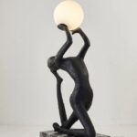 57 NOVELTY FLOOR LAMP BLACK
