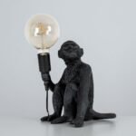 GEORGE MONKEY TABLE LAMP IN BLACK