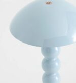 BOBBIN LED CORDLESS RECHARGEABLE TABLE LAMP DENIM LIGHT