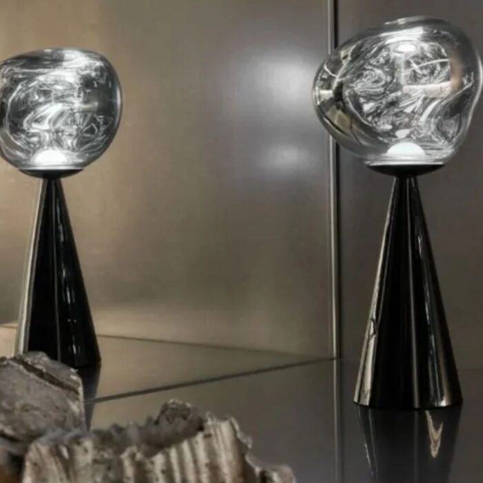TOM DIXON MELT PORTABLE TABLE LIGHT BLACK
