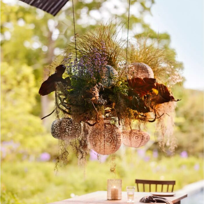 BLUE GLOBE SOLAR LANTERN