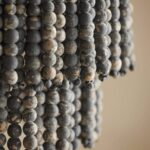 BEADED FLUSH MOUNT CEILING LIGHT