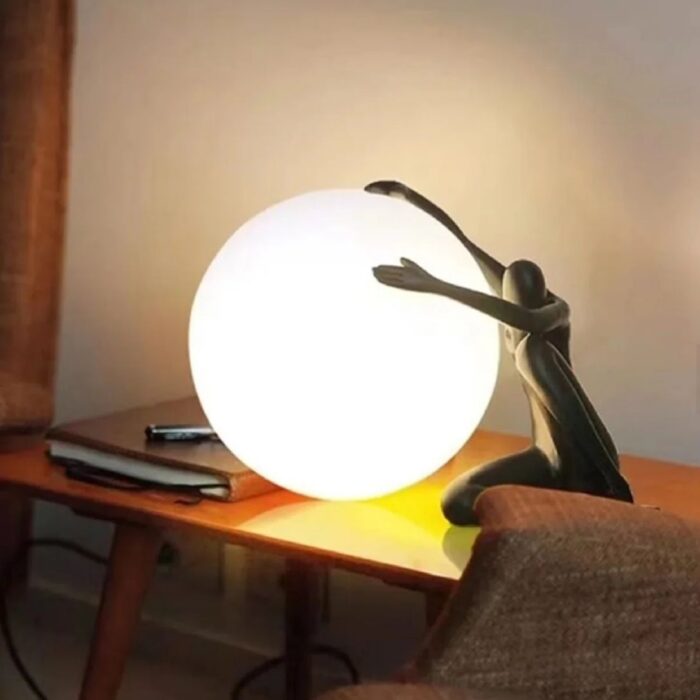 NOVELLA 14 NOVELTY TABLE LAMP BLACK