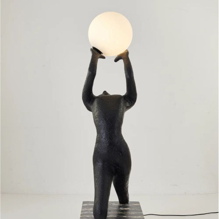57 NOVELTY FLOOR LAMP BLACK