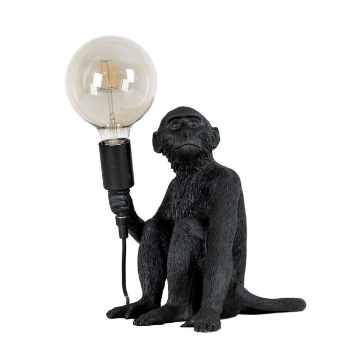 GEORGE MONKEY TABLE LAMP IN BLACK