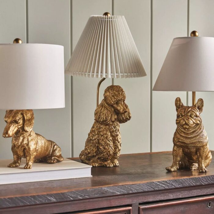 THE ICON TABLE LAMP DOG EDITION POODLE