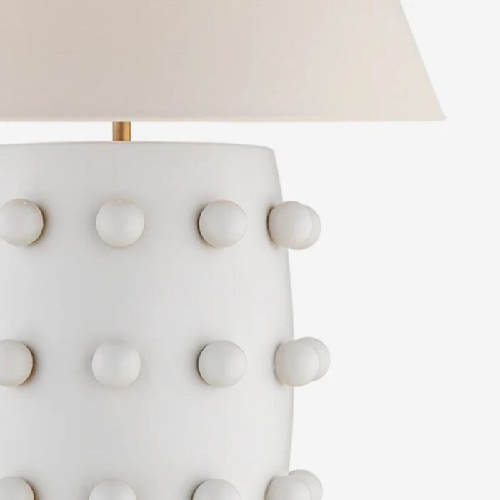 LINDEN TABLE LAMP PLASTER WHITE