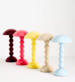 BOBBIN LED CORDLESS RECHARGEABLE TABLE LAMP DENIM LIGHT