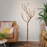 NORDIC RUSTIC TREE BRANCH FLOOR LAMP