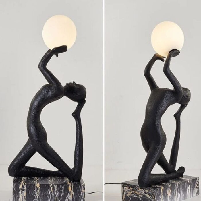 57 NOVELTY FLOOR LAMP BLACK