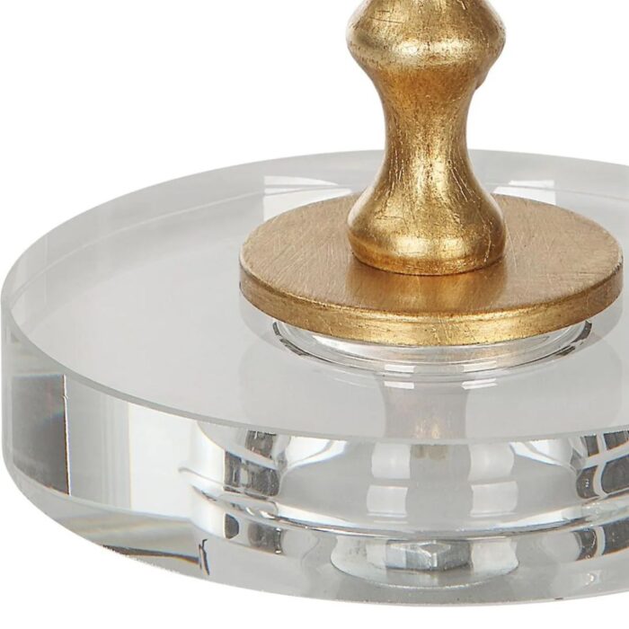 HOURGLASS SET OF 2 TABLE LAMP BRASS