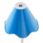 RIPPLE RECHARGEABLE LED TABLE LAMP BLUE AND WHITE