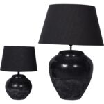 SKYLINE TERRACOTTA TABLE LAMP BLACK