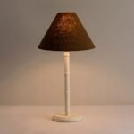 TABLE LAMP BAMBOO GESSO
