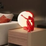 NOVELLA 14 NOVELTY TABLE LAMP RED