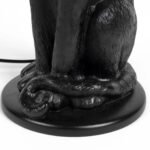 BOLD MONKEY PROUDLY CROWNED PANTHER FLOOR LAMP