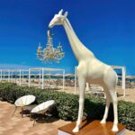 GIRAFFE SCULPTURE FLOOR LAMP