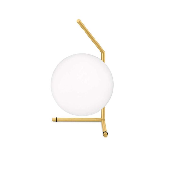 IC LIGHTS TABLE 1 LOW LAMP BRASS