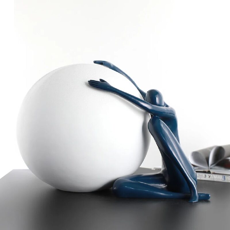 NOVELLA 14 NOVELTY TABLE LAMP BLUE