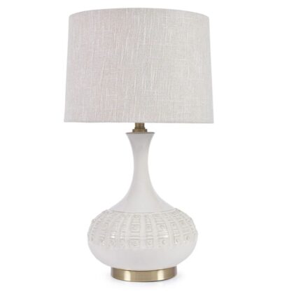 CHARU TABLE LAMP CREAM AND BEIGE