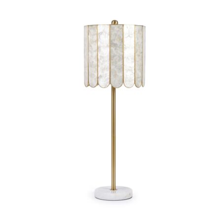 MOTHER OF PEARL BUFFET MARBLE LAMP