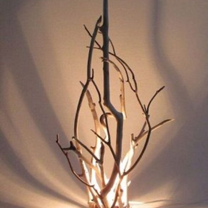 DRIFTWOOD FLAME ARTISAN LAMP