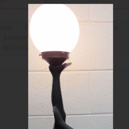 UPSIDE DOWN FIGURE TABLE LAMP