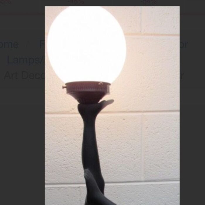 UPSIDE DOWN FIGURE TABLE LAMP